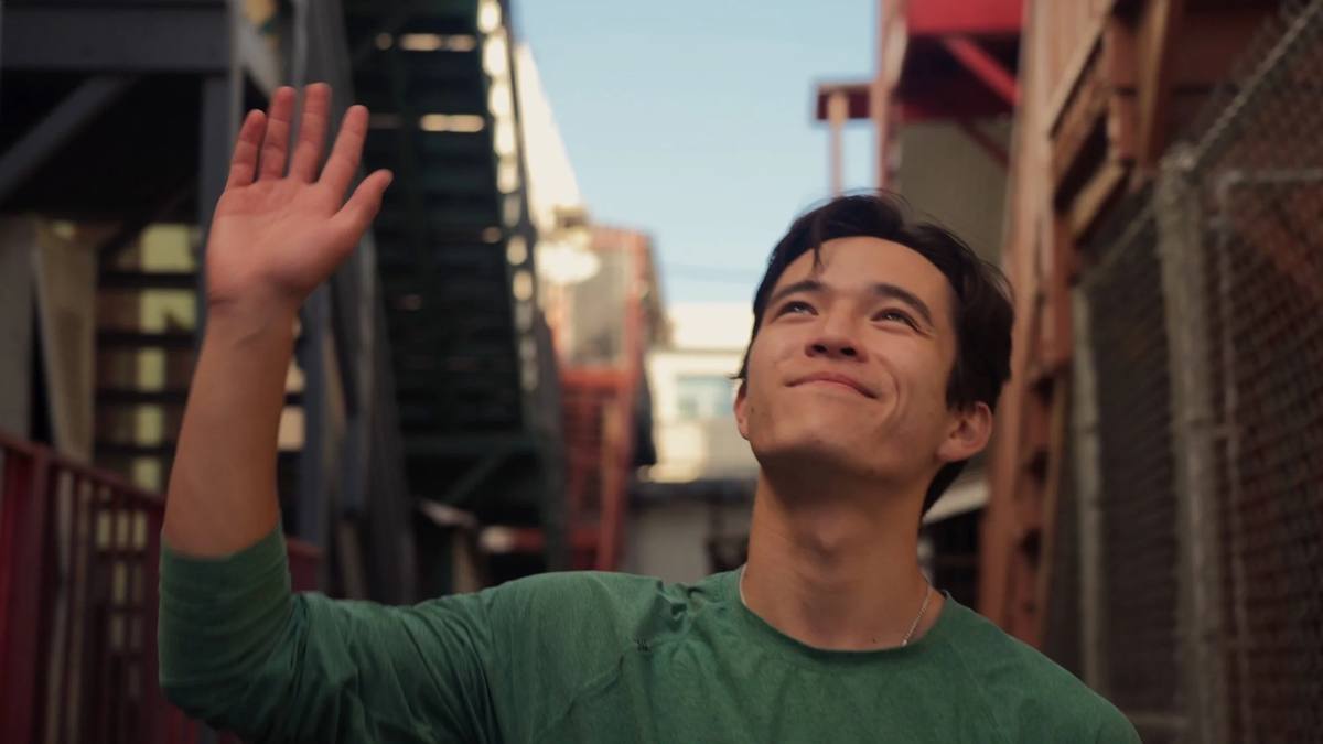 Frame from Lost in Shanghai